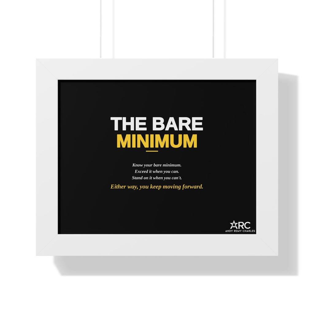 The Bare Minimum - Wall Art