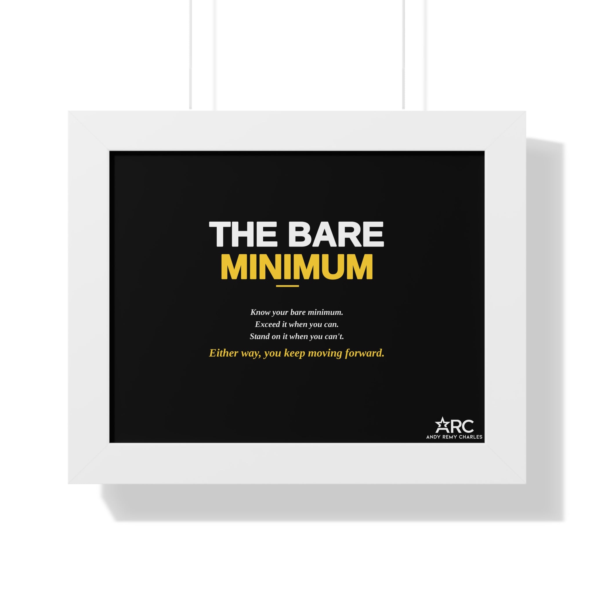 The Bare Minimum - Wall Art