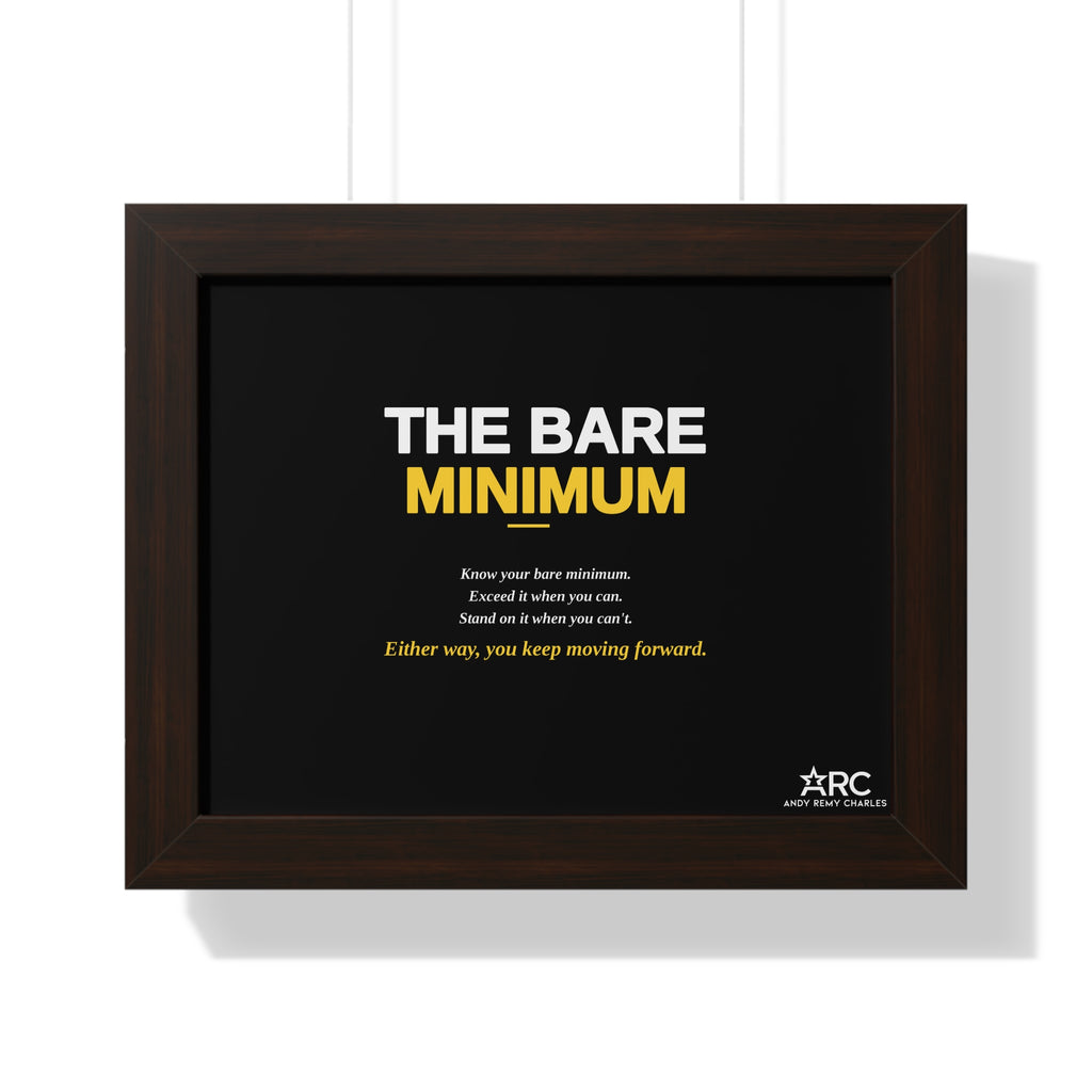 The Bare Minimum - Wall Art